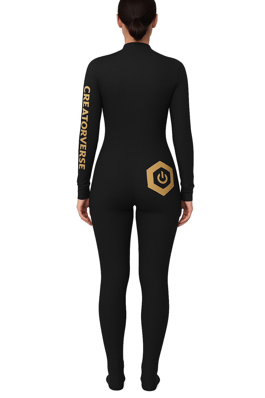 CreatorVerse - Women's Plunging Neck Jumpsuit