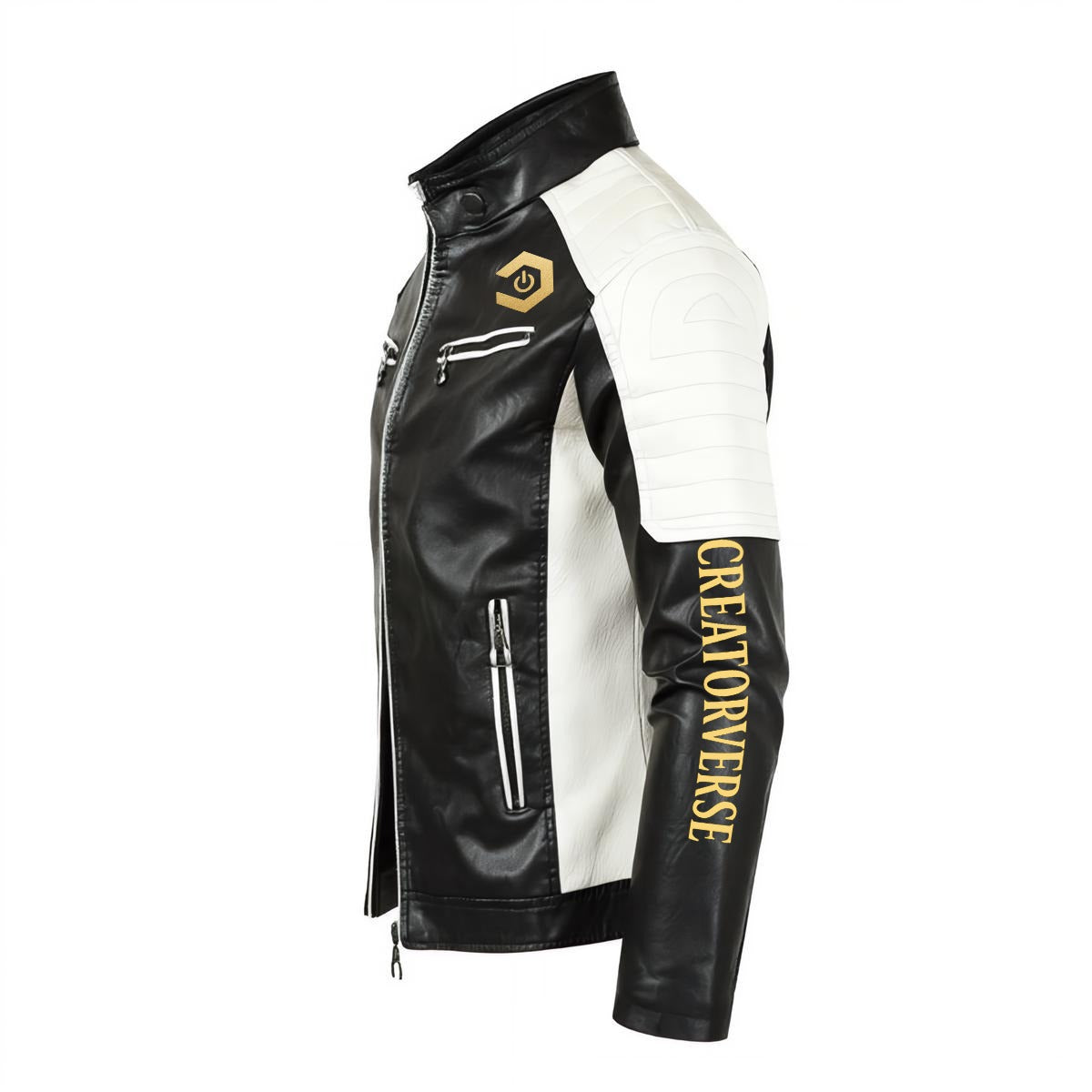 CreatorVerse - Pu Leather Jacket