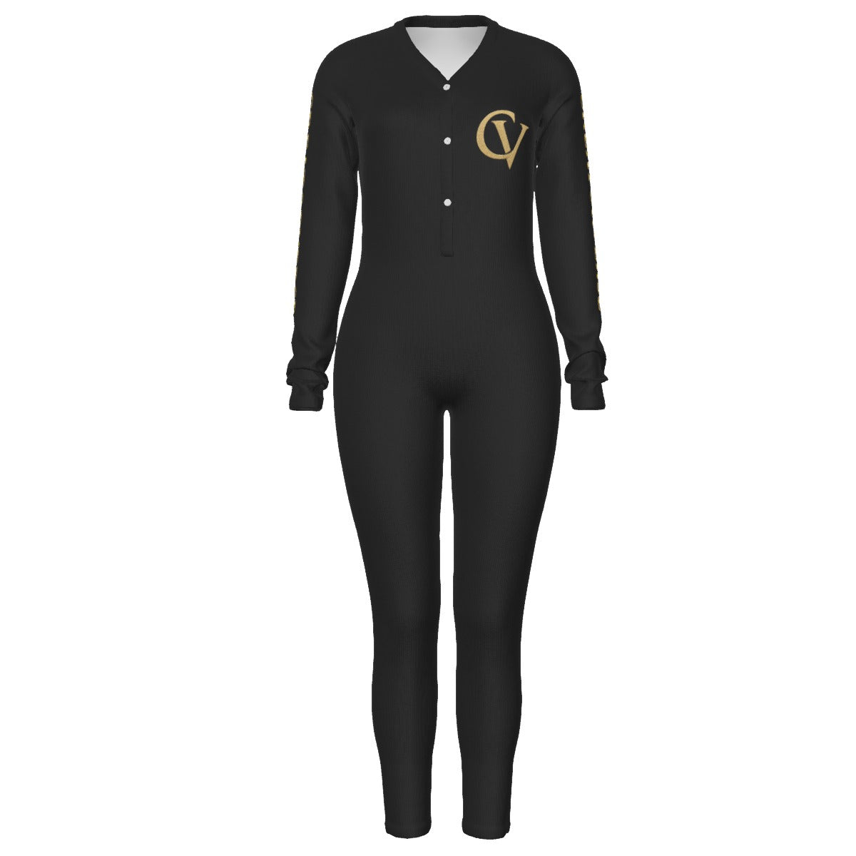 CreatorVerse - Women's Plunging Neck Jumpsuit