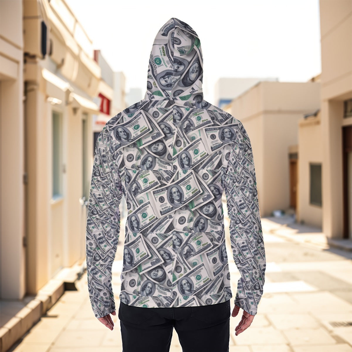 Cash Stack Masked Hoodie