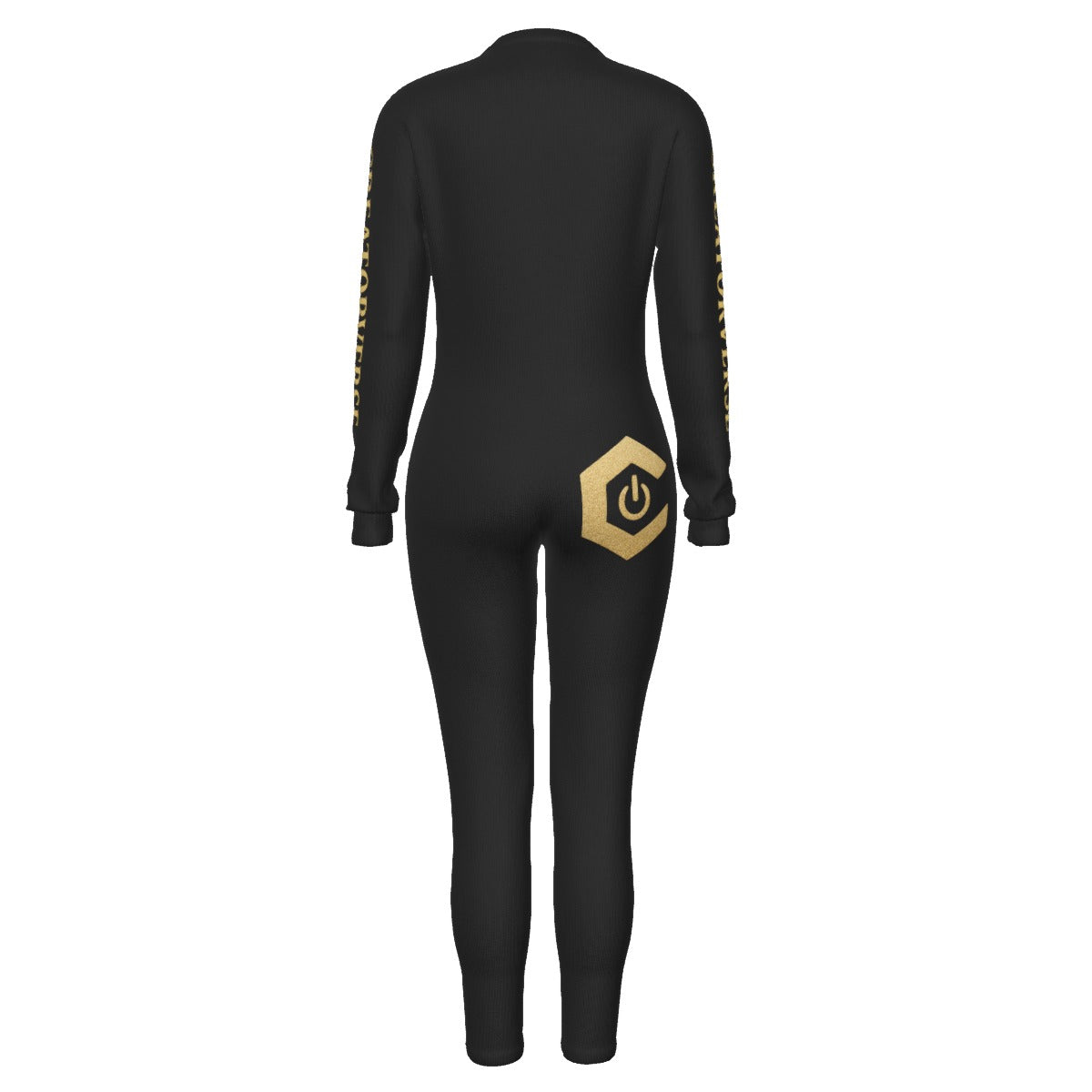 CreatorVerse - Women's Plunging Neck Jumpsuit