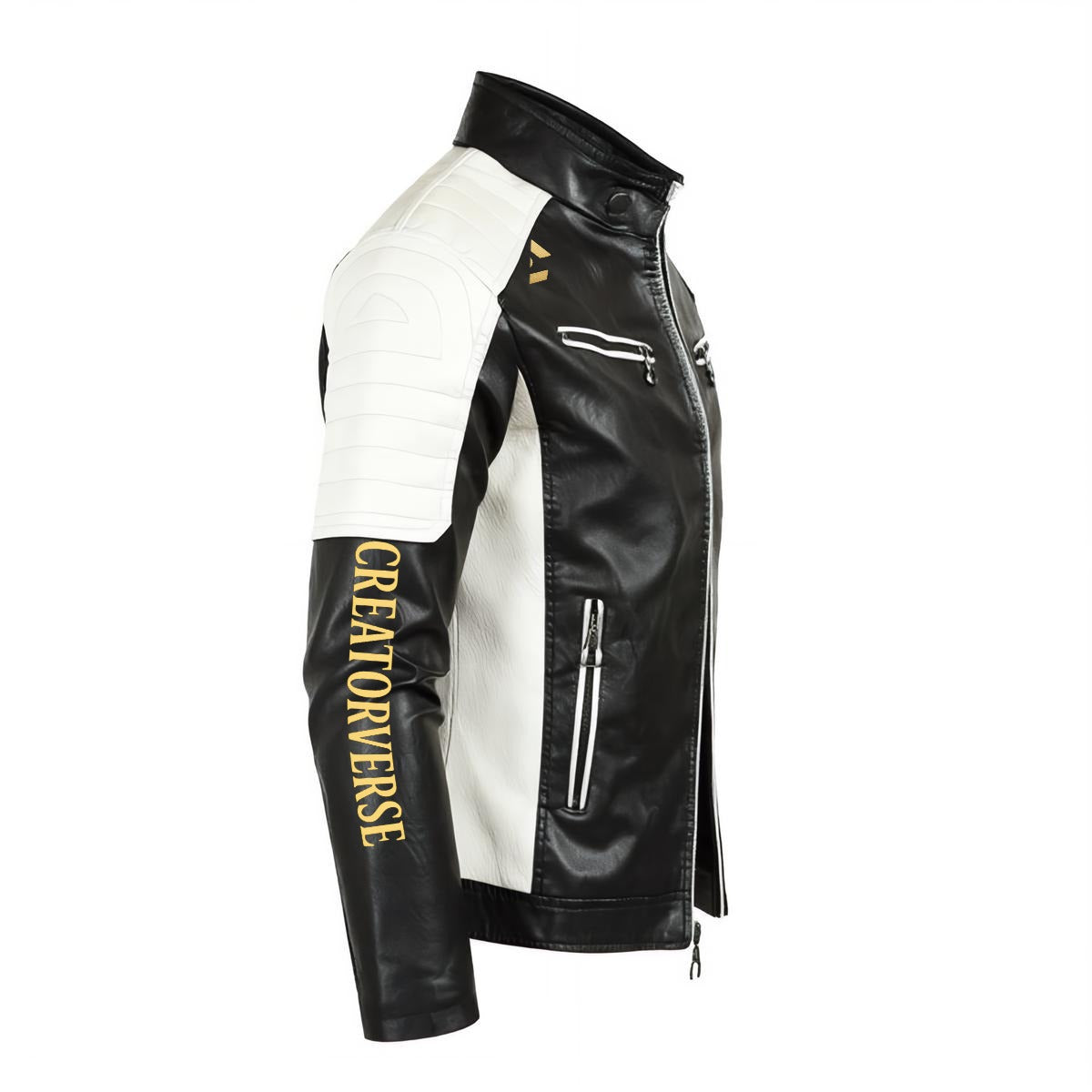 CreatorVerse - Pu Leather Jacket