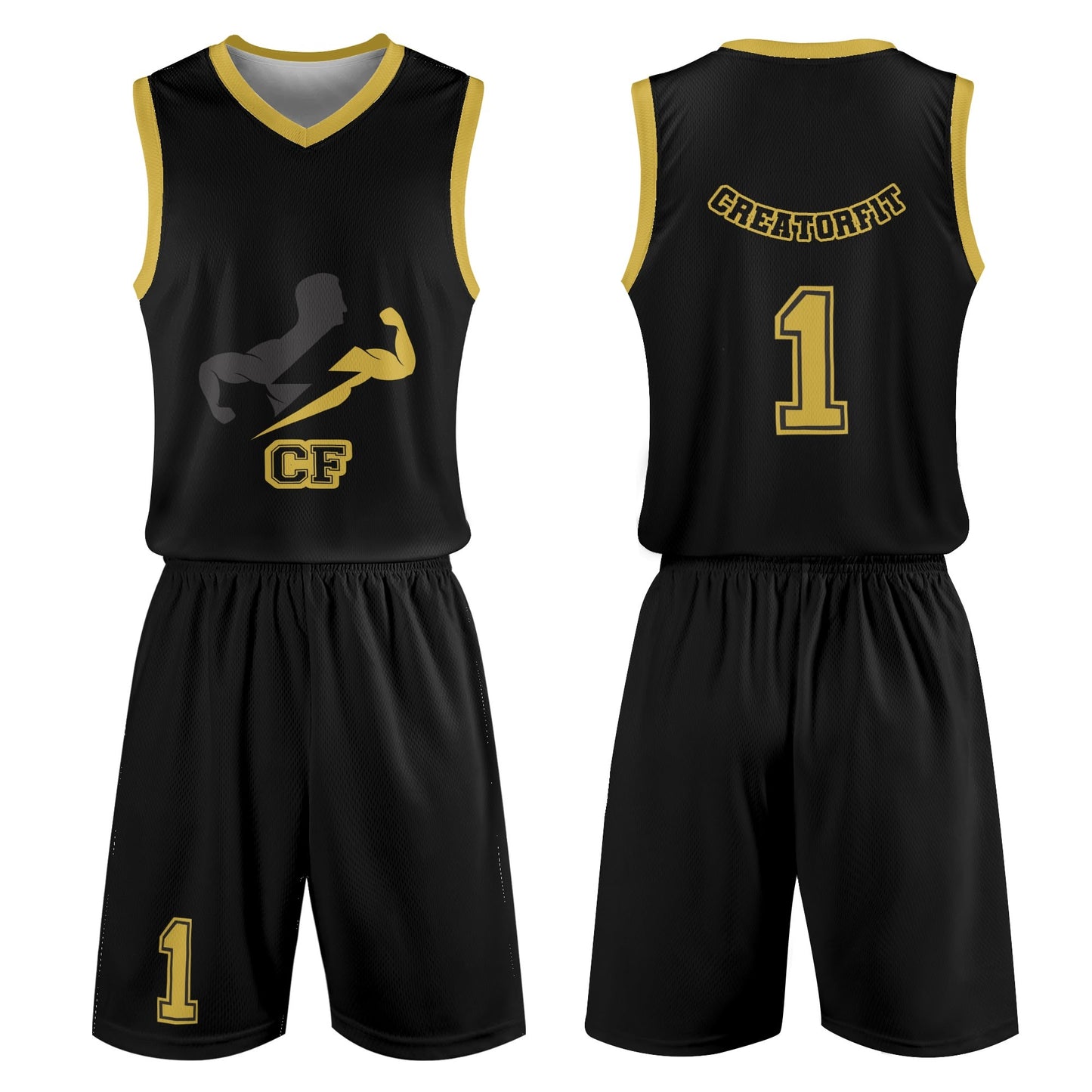 Customizable Basketball Jersey & Shorts